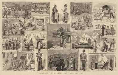 Tommy Atkins marié, passé et présent